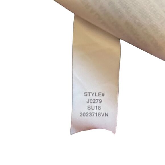 New Madewell Texture & Thread Tiered Crop Tank Top Black Crossback Women XS - Picture 8 of 8